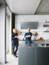 Kitchen and Metal Counter Spiekermann and Dulkinys agree that their house—the first they’ve built from the ground up—is definitely different.  Photos from A Rational Approach