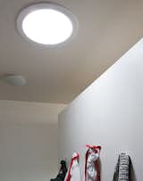 To draw light into windowless interior rooms, Mooney and Sparano installed Solatube Daylighting Systems.