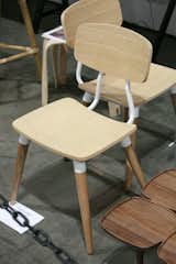 There are two pieces from the Chinese booth that I really liked, one of which is the wooden and metal Copine Chair from Sean Dix with Keikko Lee. The mix of natural and polished is quite nice, and makes me wish I’d had one of these in elementary school.
