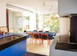 Anne Cormier, principal of Atelier Big City, uses bold colors in her kitchen and dining area.