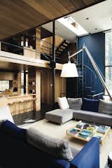 Rene Daoust, principal of Daoust Lestage Inc., uses large swaths of cobalt-blue and slate in her in her home.