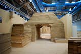 An all-corrugated-cardboard space comprises the Children's Gallery (Galerie des Enfants). With cardboard mountains and walls and spongey-feeling walkways, the space offers visitors a new frame of reference to the most plebian of materials.  Photo 3 of 11 in Cardboard Workshop by Tiffany Chu