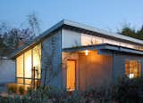 The front door of the old house directly faced the street; to introduce a better transition, Oreck pivoted the new entrance a quarter-turn to the left. âThere should be a little choreography when you enter a house,â he says. The office/third bedroom is at right.  Photo 2 of 12 in Double Time: Bungalow Redux by Erika Heet