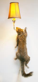 Another view of the Squirrel Lamp.