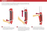 The Guardian Fire Suppression System is a new-and-improved take on a fire extinguisher holder. A spring-loaded door allows immediate access to the fire extinguisher, without getting confused about how to open the case or the risk of injuring oneself on broken glass.
