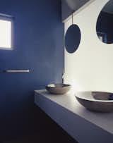 Here, the bathroom in the States Street Tandem house.