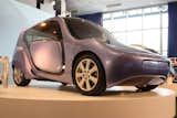 Shown here on display at the museum is the C, mm, n open source hydrogen car designed by the Delft, Eindhoven, and Twente Universities of Technology and commissioned by the Netherlands Society for Nature and the Environment.