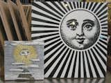 I’m not generally drawn to Piero Fornasetti’s designs but I did love these graphic suns from Ceramica Bardelli. The larger, Fornasettiana, is 8" x 8", and the smaller, from the Lunario Del Sole line, is 4” x 4”.  Photo 10 of 11 in Cersaie 2010 by Jordan Kushins