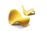 Immortalized in Taschen’s "1000 Chairs," Pierre Paulin’s Tongue chair was designed in 1967 and is part of the permanent design collection of New York’s Museum of Modern Art. Paulin began designing furniture for Thonet in the early 1950s; in 1958, he became a designer for Artifort—the manufacturer of this pair of chairs—where he conceptualized a series of chairs of steel tubing covered in foam and fabric. Estimate: $2,000–$3,000. Photo courtesy of Los Angeles Modern Auctions.