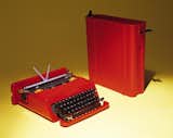 Valentine I-47 typewriter designed in 1969 by Ettore Sottsass and Perry A. King for Olivetti.  Photo 9 of 12 in What is Modern? and Olivetti at DAM by Miyoko Ohtake