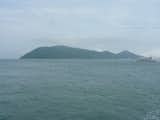 Here's a view of the island, snapped from Sticotti's ferry on approach.
