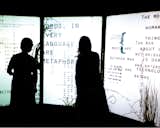 Typographic Synesthesia, a 2008 interactive installation, created by Emuna College of Art and Technology graphic design student Rachel Stomel.