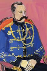 I love it when Kalman really goes for the costumes of the people she paints. Here's Czar Alexander II of Russia.