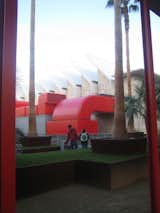 These two much have been architectural tourists as well. They were wandering all over, climbing up on walls and generally poking about like I was. That or they were looking for the way into the underground parking lot.