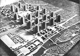 Le Corbusier's 1925 Plan Voisin remade Paris in a new image. Image courtesy Makeshift Metropolis