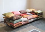 Högner designed this couch out of a series of pillows.