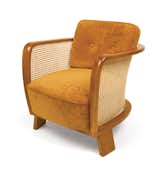Kozma’s cane-back armchair, circa 1930s, in French-polished beechwood. Photo courtesy Szalon.