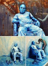 Alexa Meade's &quot;painted people.&quot;
