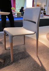In a similar vein, the Meta chair by designer Samuel Accoceberry is wrapped tightly in wool. It's also stackable.