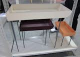 Also at d.lab: these spindly tray tables, handy for a living room or by a front door.

That wraps up my Maison & Objet roundup for 2011! Would love to hear your comments.
