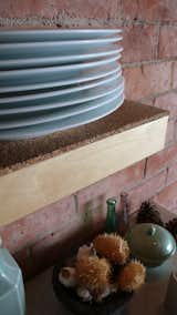 Cork works well as a shelf liner or cushion in high-impact areas.