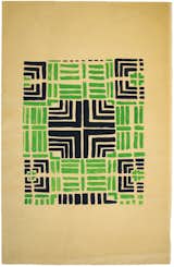 Variation on Design 1355, designed by Sonia Delaunay, France, 1934. Gouache on paper. Private collection. © L &amp; M SERVICES B.V. The Hague 20100623. Photo: © private collection.