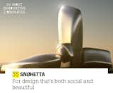 Architecture firm Snohetta madeFast Company's list of The World's 50 Most Innovative Companies.