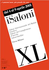 2001, Massimo Vignelli / Vignelli Associates.  Photo 1 of 44 in Salone Posters by Jordan Kushins