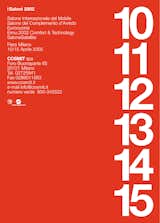 2002, Massimo Vignelli / Vignelli Associates.  Search “5 surprising vignelli designs” from Salone Posters