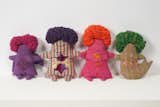 Group of four handmade dolls by Marilyn Neuhart. Made circa 1961-65 for Alexander Girard’s "Textiles & Objects" store.
