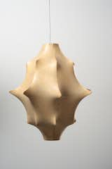 Achille Castiglioni vintage Cocoon hanging lamp for Flos, circa 1960. Steel and polymer. 22"h x 21"w.