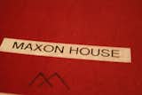 Notebook cover of one of our inspiration books. Here is where we really started to give the house its own identity, and the "Maxon House" name was born. Using the "M" from my branding company's logo, we started to concept out a treatment of 'Maxon House' for signage.