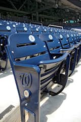 These are blue 507 series seats from American Seating and are installed at Nationals Park in Washington DC.