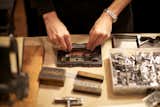 The show's opening reception included a hands-on letterpress demonstration.