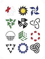 Some of the sustainist symbols the authors developed for the book.