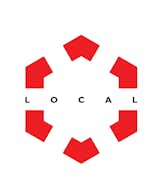 The hexagonal symbol for 'local.'
