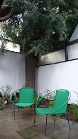 I'm looking forward to enjoying the garden when it stops raining in these perfectly scaled outdoor steel framed woven chairs from Africa in bright green, from my good friend Carla Denker’s shop Plastica on 3rd Street.