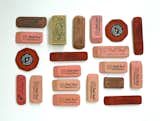 Congdon’s first job out of college was teaching at a very old elementary school. In the back of the classroom sat a huge pile of completely out-of-date school supplies from the 1930s-1970s. When the principal told her to just, “put them in the dumpster,” Congdon the collector kept a few of those awesome timeworn finds for herself. She adds, “It’s definitely one of my favorite collections. It’s sentimental because it was one of my first, but also because I find that stuff really cool.”

Image courtesy Lisa Congdon / UPPERCASE