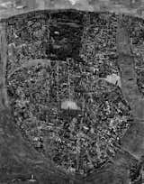 In 2006, he finished a map of New York, which ended up measuring a whopping 52 inches by 67 inches.

Diorama Map New York, 2006, Light jet print on Kodak Endura paper, 133 x 172 cm, © Sohei Nishino, Courtesy of Michael Hoppen Contemporary/ Emon Photo Gallery.  Photo 7 of 13 in Fantastical Photographic Maps by Carren Jao