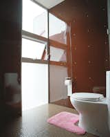 Despite a tight site, light floods into every room, including the restroom in the guesthouse.