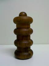The pagoda-like Henrik is a skinny two-and-a-half inches in diameter but stands six inches tall.