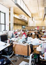 At the heart of Knowlton Hall is the studio floor, outfitted with desks for nearly 500 and divided into quadrants. The northwest and southeast sections sit seven feet higher than the other two. “One giant floor would destroy this building,” Scogin says. “It’d no longer be studio spaces but a factory.”