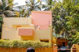 Yet another example of Pune's pastel-colored homes.