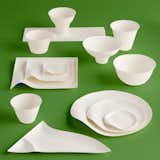 Maru's Wasara collection features an array of beautifully designed biodegradable picnic plates, bowls, and cups.
