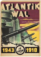 This German poster draws a parallel between the first and second World Wars, presumably to encourage Germany on to victory. 

"Atlantic Wall; 1943 is not 1918", German poster printed in the Netherlands, 1943.

Don't miss a word of Dwell! Download our  FREE app from iTunes, friend us on Facebook, or follow us on Twitter! 

The Wolfsonian-Florida International University, Miami Beach, Florida, The Mitchell Wolfson, Jr. Collection.