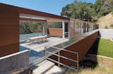 Stanley Saitowitz's Bridge House was built atop a challenging parcel. The rectangular structure spans a small valley created by a creek.  Photo 2 of 3 in Marin Home Tours 2011