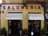 It was almost lunch hour, and along the Corso Garibaldi, Dwell's Amanda Dameron and Keven Weeks couldn't help but be seduced by a typical Salumeria.