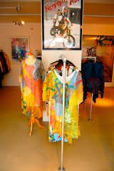 Brightly colored womens' clothing.