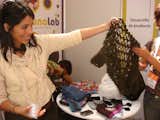 Nuna Lab had some mighty fine knits, all made from reclaimed and upcycled materials.  Photo 3 of 24 in Peru Gift Show 2011 by Diana Budds