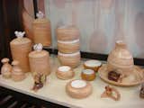 These handmade ceramics derive their color from natural red and white clays mixed together on a potter's wheel and are fabricated by the TAWAQ association of artisans.  Photo 6 of 24 in Peru Gift Show 2011 by Diana Budds